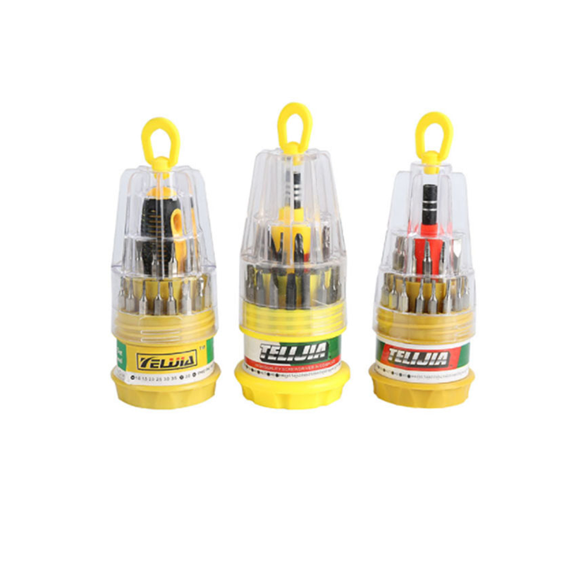 Multifunctioneel handcombinatieschroevendraaierpak