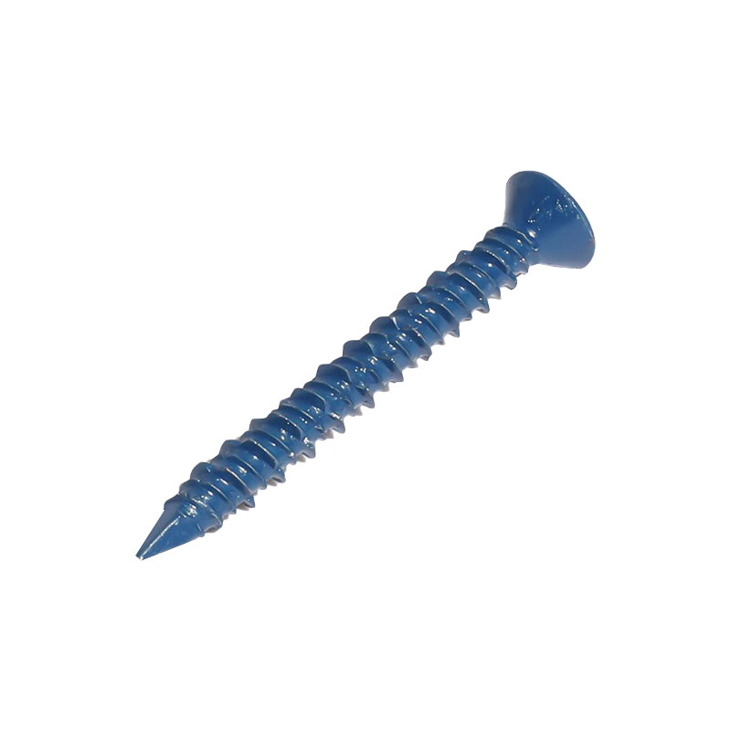 Phil platkop betonschroef blauw ruspert
